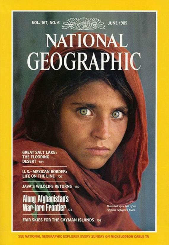 National Geographic Magazine: A picture showing the unclad (bare) breasts of a woman appears in the magazine for the first time