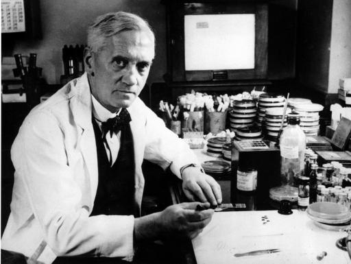 Sir Alexander Fleming notices a bacteria-killing mold growing in his laboratory, discovering what later became known as penicillin