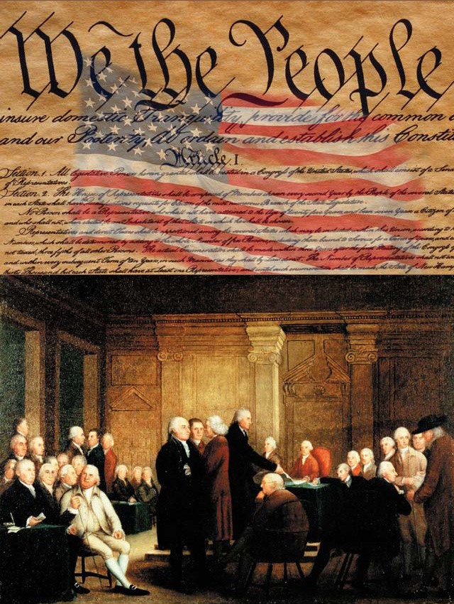 United States Constitution is voted on by the U.S. Congress to be sent to the state legislatures for approval