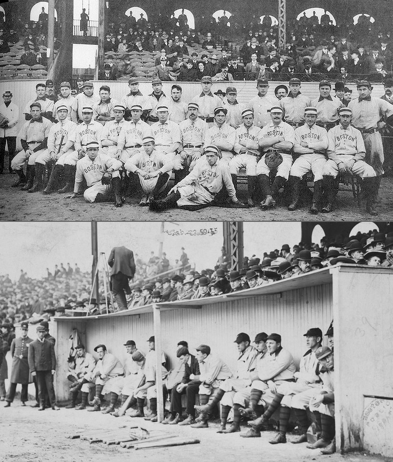 Baseball: The Boston Americans play the Pittsburgh Pirates in the first game of the modern World Series