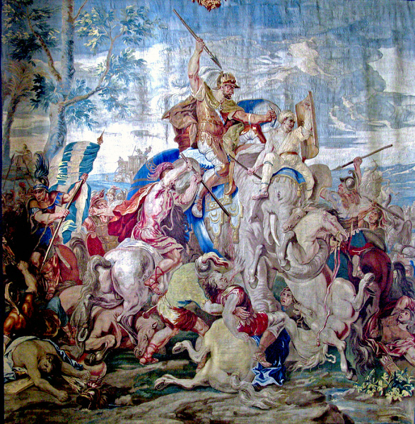 Alexander the Great defeats Darius III of Persia in the Battle of Gaugamela