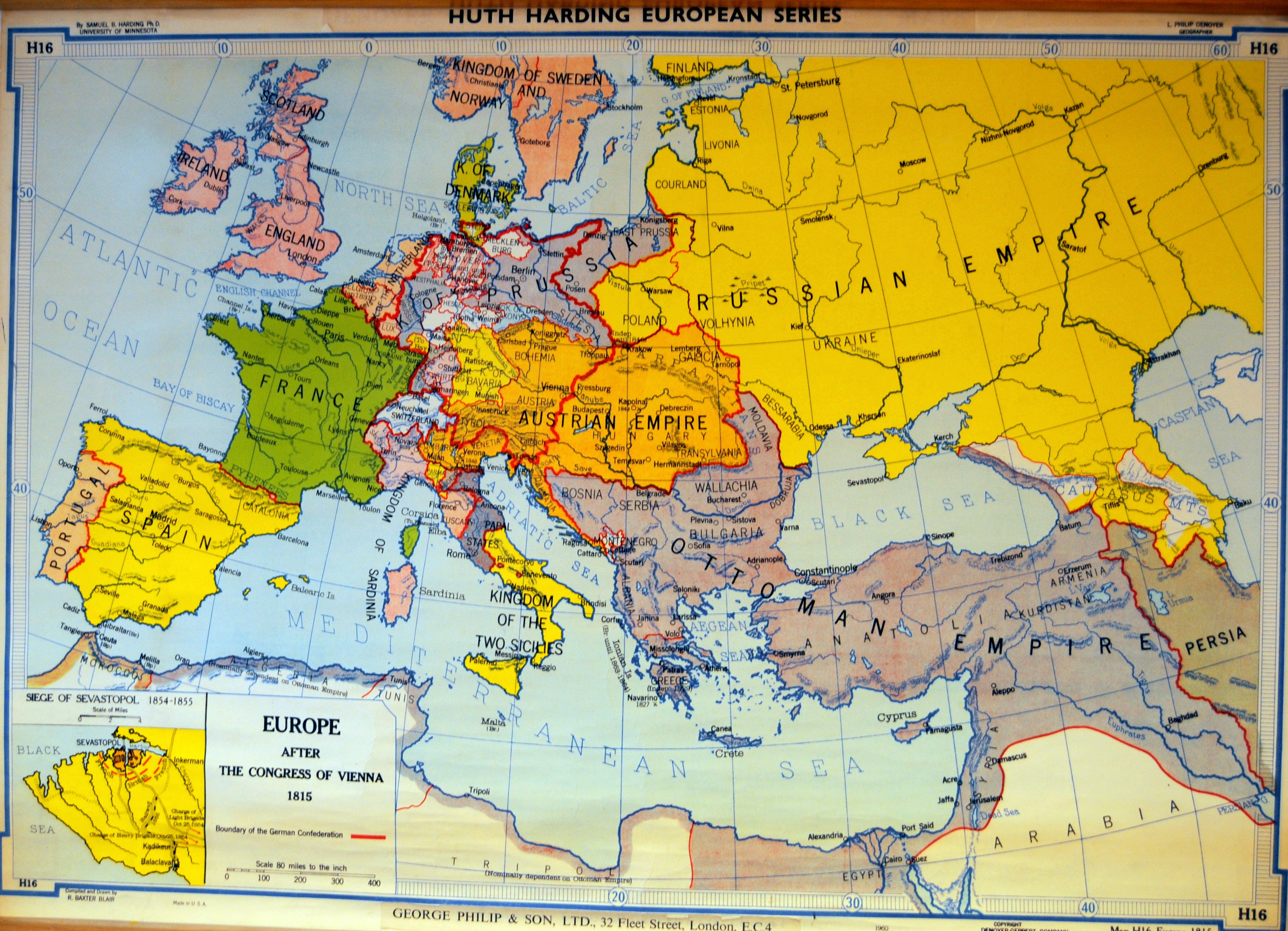Congress of Vienna, intended to redraw Europe's political map after the defeat of Napoléon the previous spring