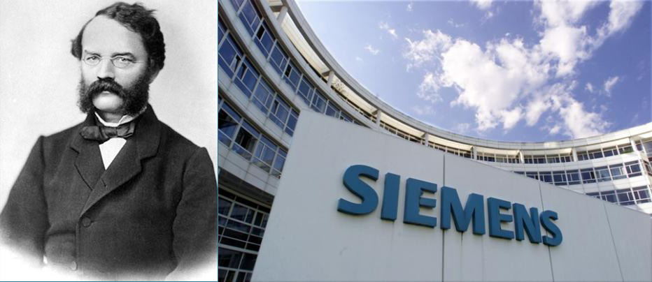 German inventor and industrialist Werner von Siemens founds Siemens AG & Halske
