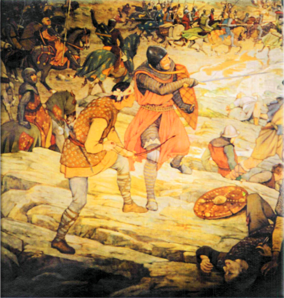 Battle of Largs: fought between Norwegians and Scots