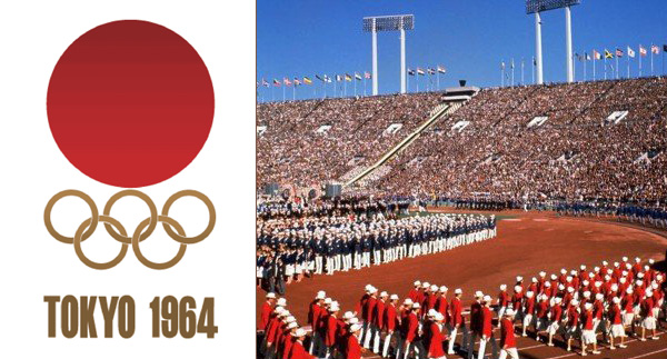 The opening ceremony at The 1964 Summer Olympics in Tokyo, Japan, is broadcast live in the first Olympic telecast relayed by geostationary communication satellite