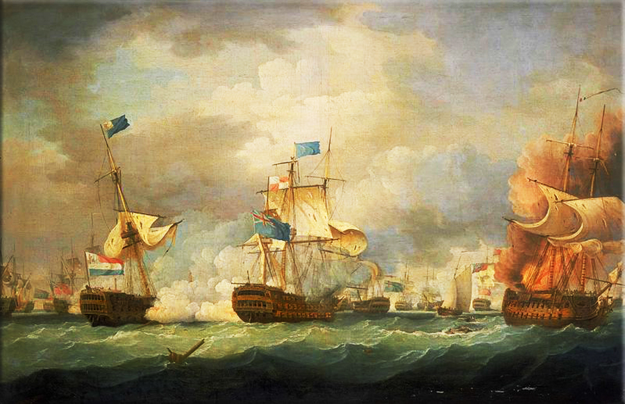 French Revolutionary Wars: Battle_of_Camperdown; Naval battle between Royal Navy and Royal Netherlands Navy, the outcome of the battle was a decisive British victory
