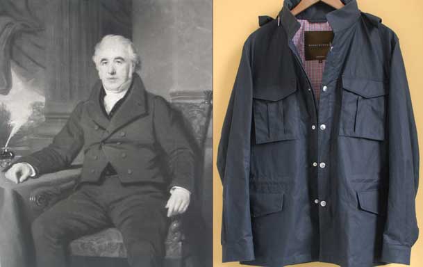 Charles Macintosh of Scotland sells the first raincoat