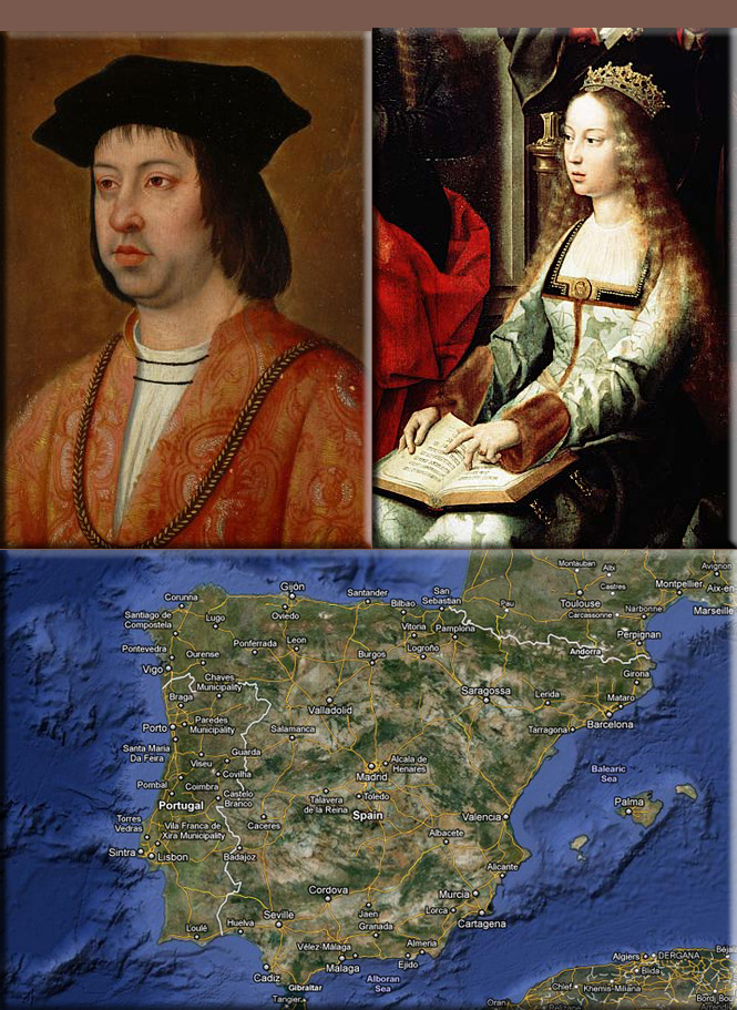 Ferdinand II of Aragon marries Isabella I of Castile, a marriage that paves the way to the unification of Aragon and Castile into a single country, Spain