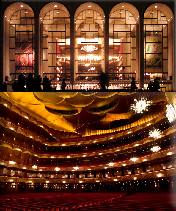 Metropolitan Opera House in New York City opens with a performance of Gounod's Faust