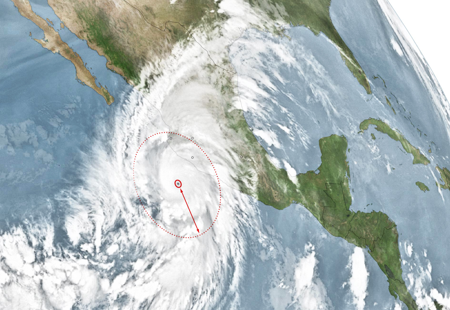 Hurricane Patricia: The lowest sea-level pressure in the Western Hemisphere, and the highest reliably-measured non-tornadic sustained winds, are recorded in Hurricane Patricia, which strikes Mexico hours later, killing at least 13 and causing over $280 million in damages.