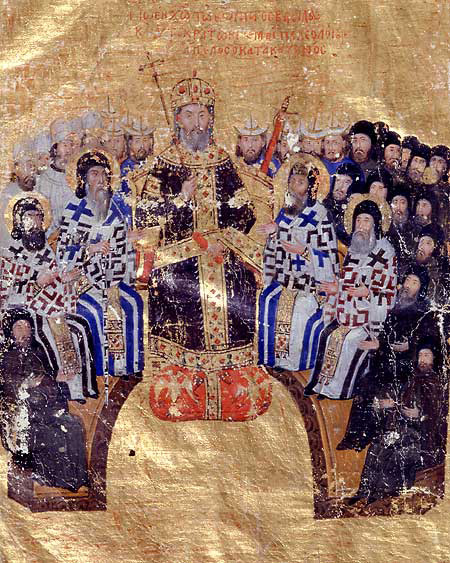 The Byzantine civil war of 1341–1347: formally begins with the proclamation of John VI Kantakouzenos as Byzantine Emperor at Didymoteicho