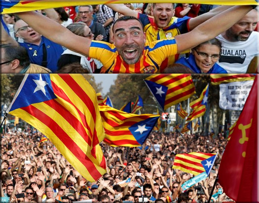Catalonia declares independence from Spain.