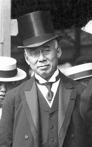 Portrait of Hara Takashi (1856 – 1921), 19th Prime Minister of Japan (1918 – 1921) before 1921.