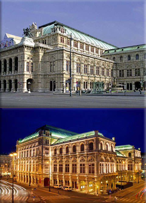 After being destroyed in World War II, the rebuilt Vienna State Opera reopens with a performance of Beethoven's Fidelio