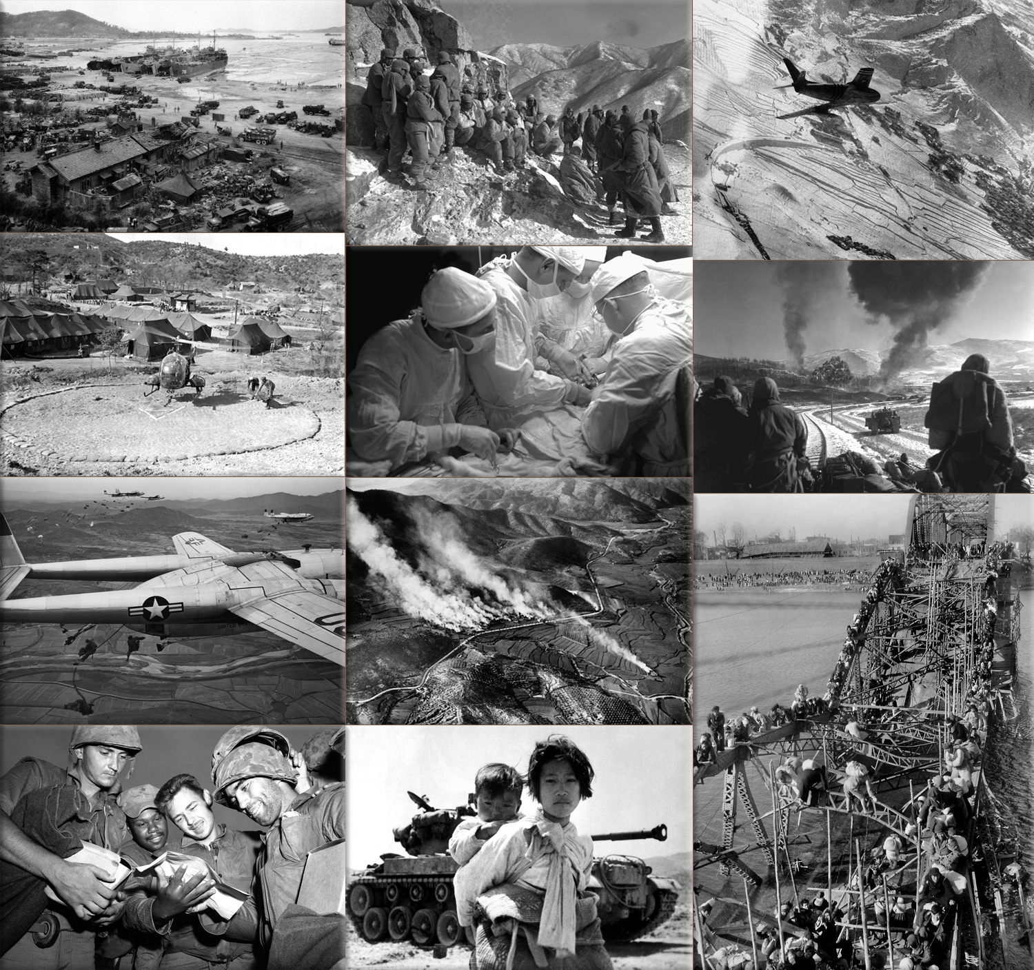 Korean War Collage