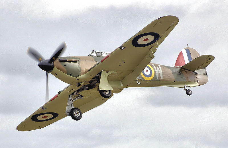 First flight of the Hawker Hurricane