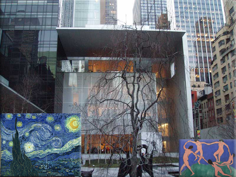 New York City: the Museum of Modern Art opens to the public