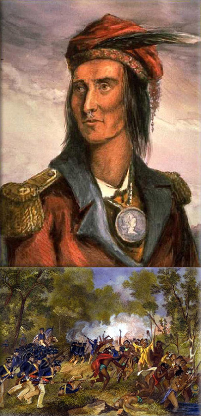 Tecumseh's War: Battle of Tippecanoe; fought near present-day Battle Ground, Indiana, United States