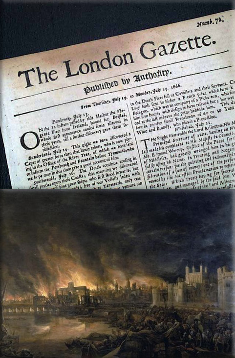 The London Gazette, the oldest surviving journal, is first published