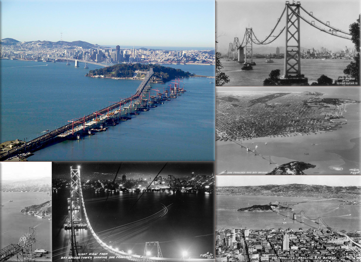 In California, San Francisco - Oakland Bay Bridge