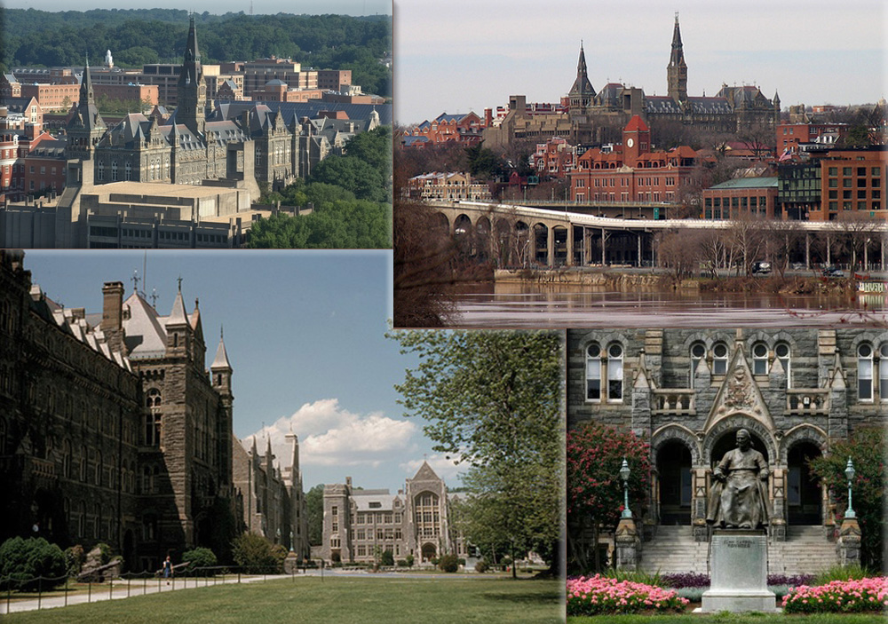 Georgetown University, the first U.S. Catholic college opens its doors