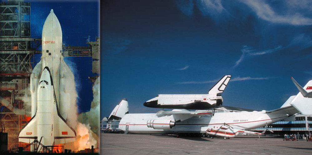 Soviet Union: the unmanned Shuttle Buran makes its only space flight