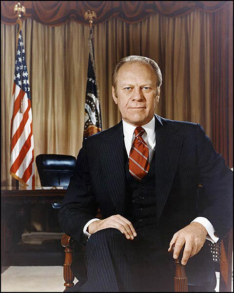 The Twenty-fifth Amendment: The United States Senate votes 92 to 3 to confirm Gerald Ford as Vice President of the United States (on December 6, the House confirmed him 387 to 35)