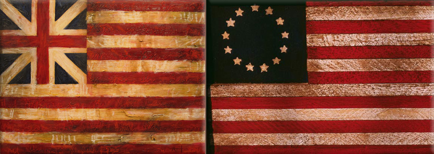 American Revolutionary War, Grand Union - Stars and Stripes Flag