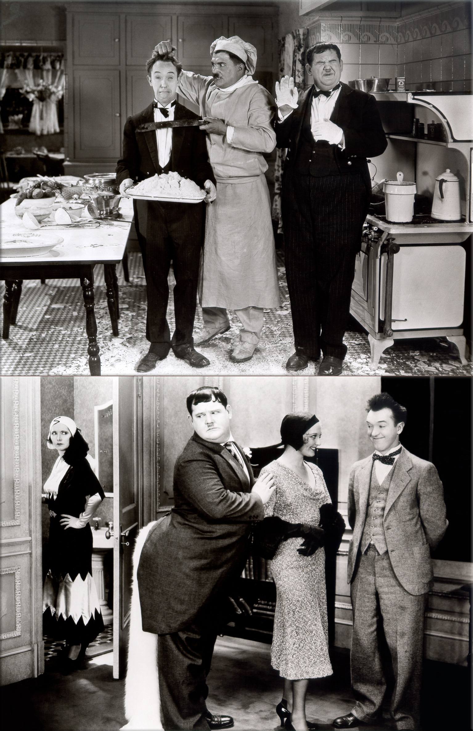 Putting Pants on Philip, the first Laurel and Hardy film, is released - Soup to Nuts / Chickens Come Home