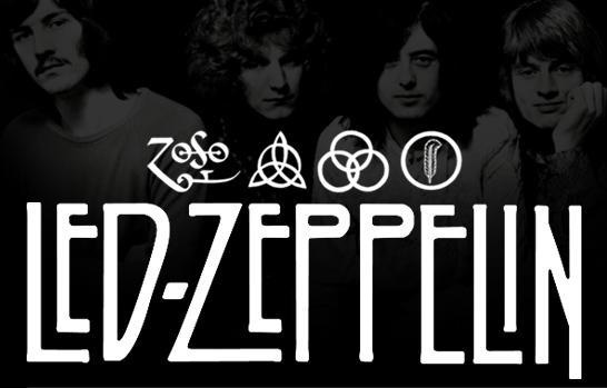 The iconic Led Zeppelin logo