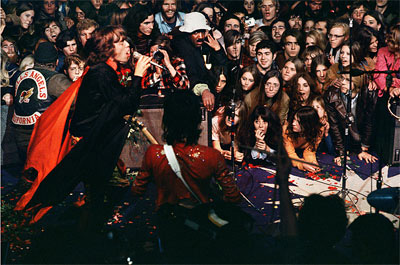 The Rolling Stones' concert at the Altamont Speedway in California