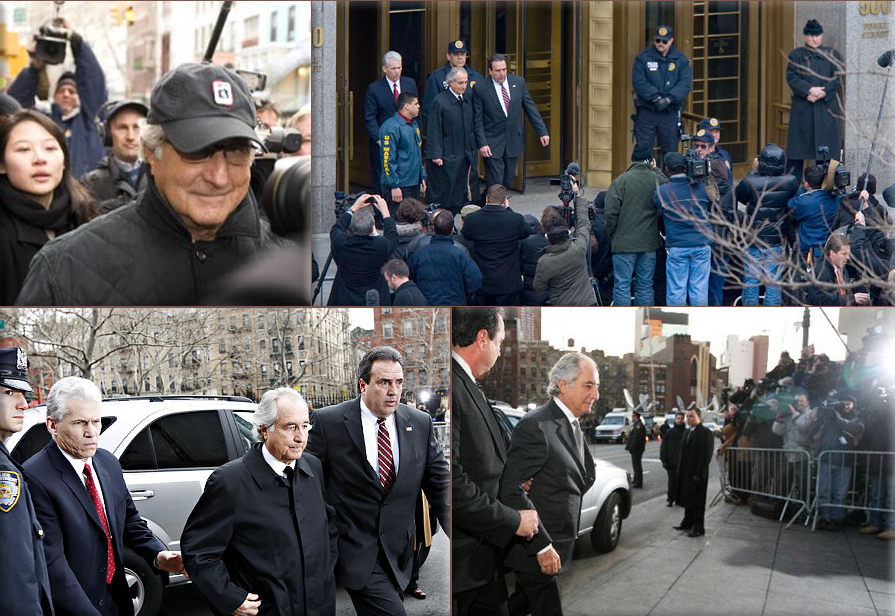 Bernard Madoff is arrested and charged with securities fraud in a $50 billion Ponzi scheme