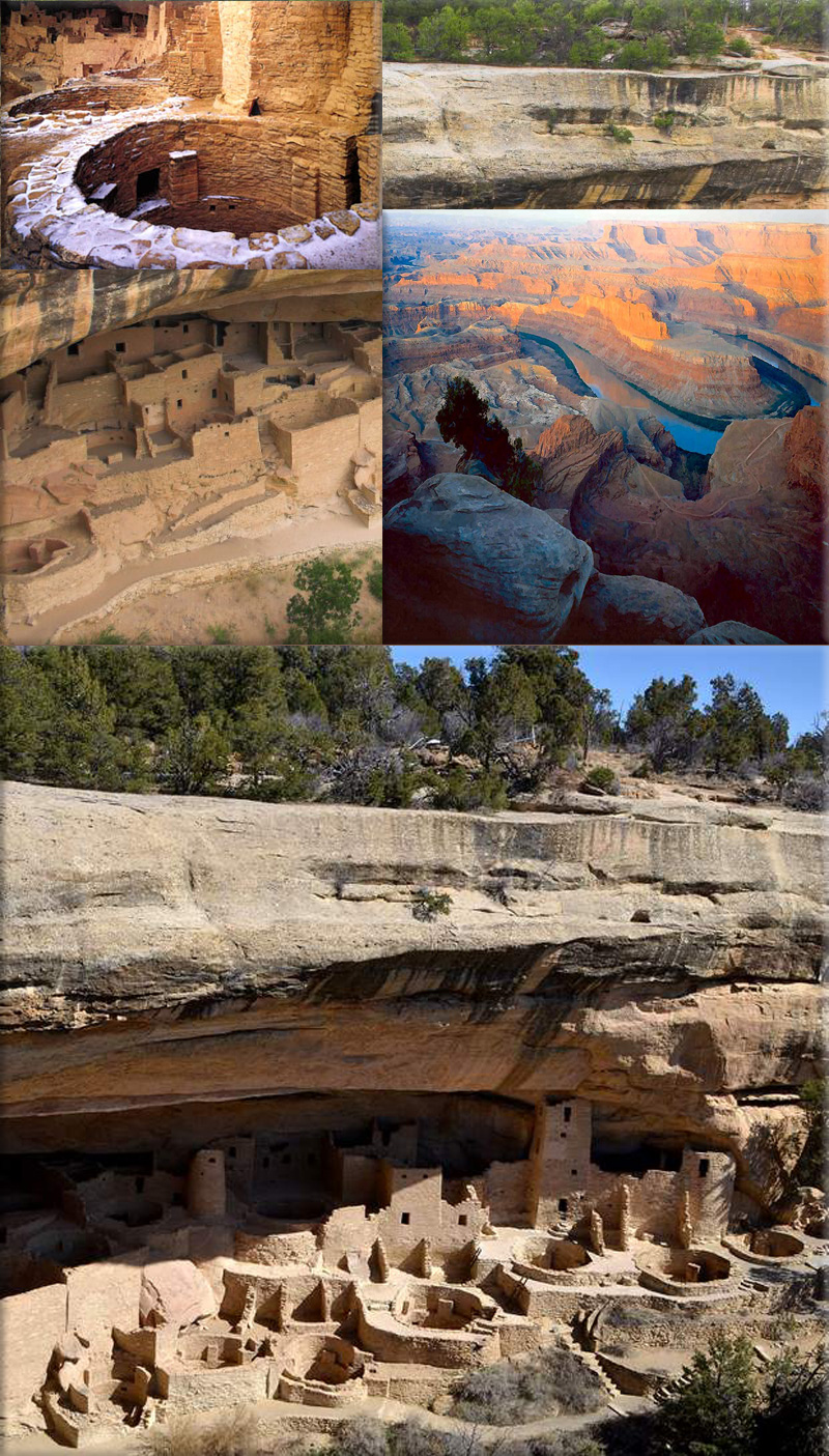 Mesa Verde National Park: a U.S. National Park and UNESCO World Heritage Site located in Montezuma County, Colorado