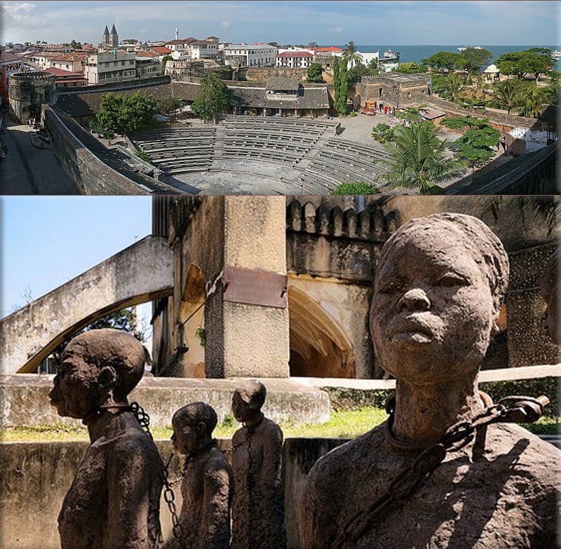 Old Fort of Zanzibar and part of the Stone town