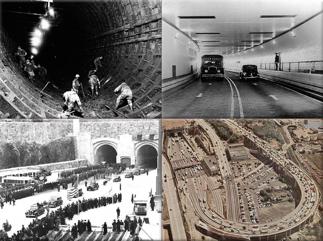 The Lincoln Tunnel: is a 1.5-mile (2.4 km) long tunnel under the Hudson River, connecting Weehawken, New Jersey and Manhattan, New York City (designed by Ole Singstad, and named after U.S. President Abraham Lincoln)