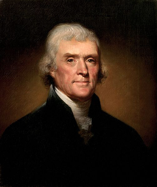 Thomas Jefferson, 3rd President of the United States, Rembrandt Peale (1805)