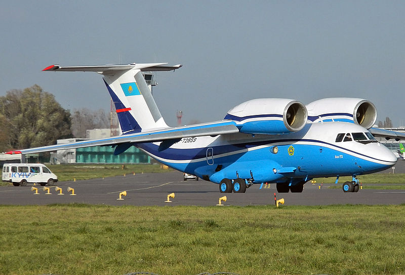 Kazakhstan Antonov An-72 crash: The Kazakhstan Air Force Antonov An-72 involved in the accident on December 25th, 2012.