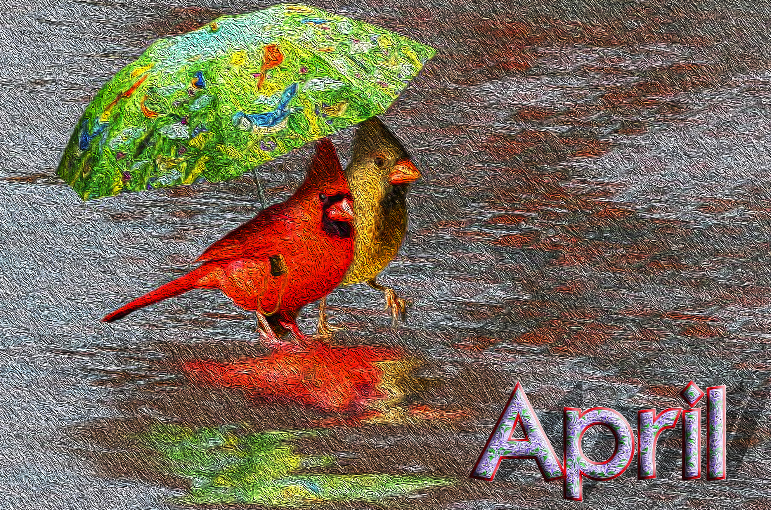 April: Latin name “Aprilis” - traditional etymology is from the verb aperire, “to open” (buds). (click to go to HISTORY INDEX)