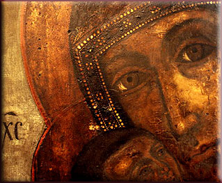 Russia - Mother of God - Virgin Mary and Child Jesus Christ Antique Russian Orthodox Icon - Ladder of Divine Ascent - Tsar Peter I in Red Square